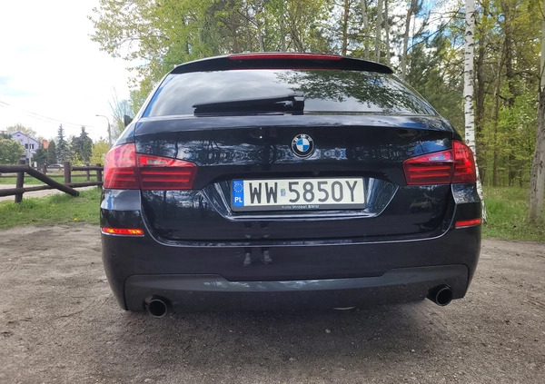 BMW Seria 5 cena 105550 przebieg: 158000, rok produkcji 2016 z Warszawa małe 379